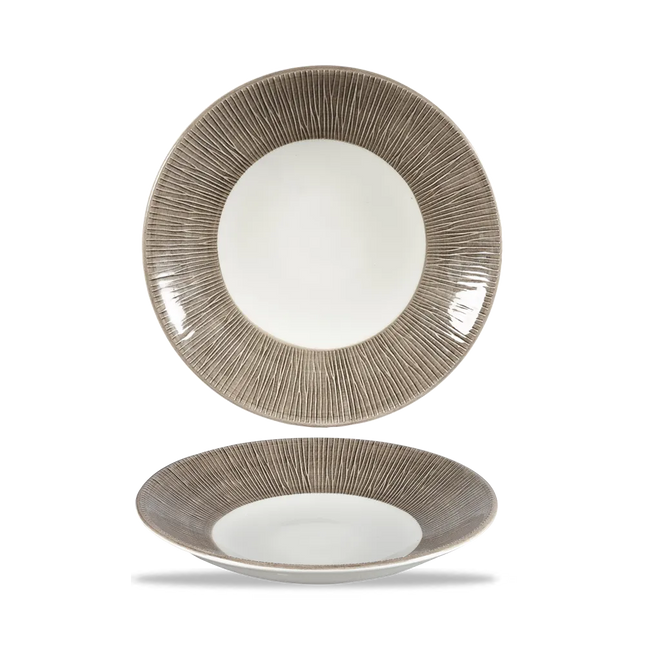 Churchill Bamboo Spinwash Dusk diep coupebord 28,1 cm – keramisch pastabord voor restaurants