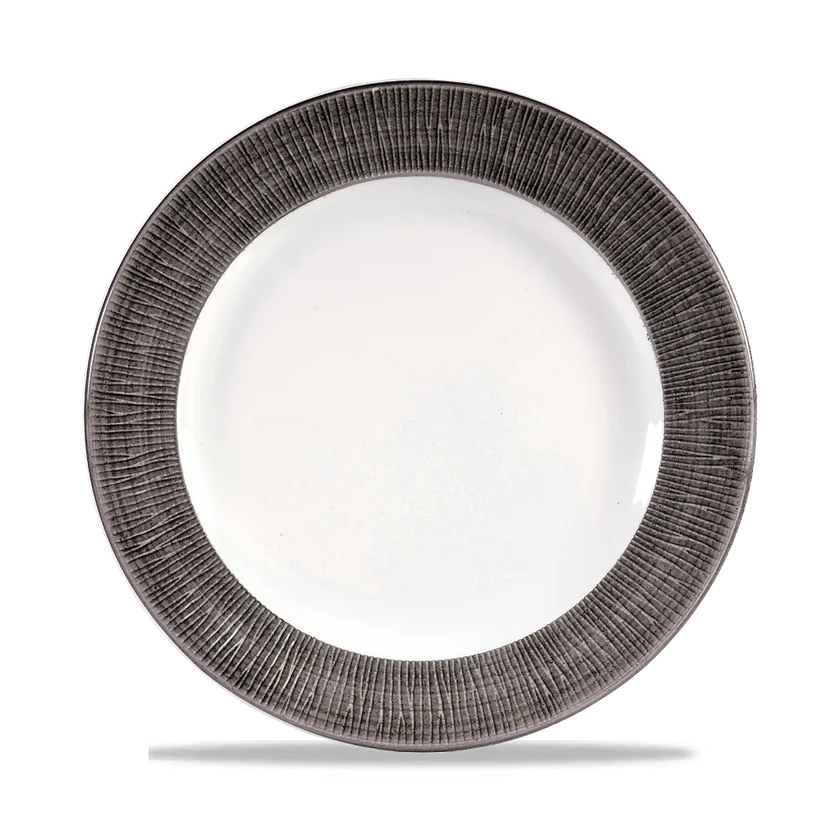 Churchill Bamboo Spinwash Dusk bord op voet 27,5 cm – keramisch dinerbord voor de horeca
