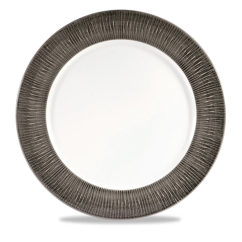 Churchill Bamboo Spinwash Dusk presentatiebord 30,5 cm – groot keramisch serveerbord