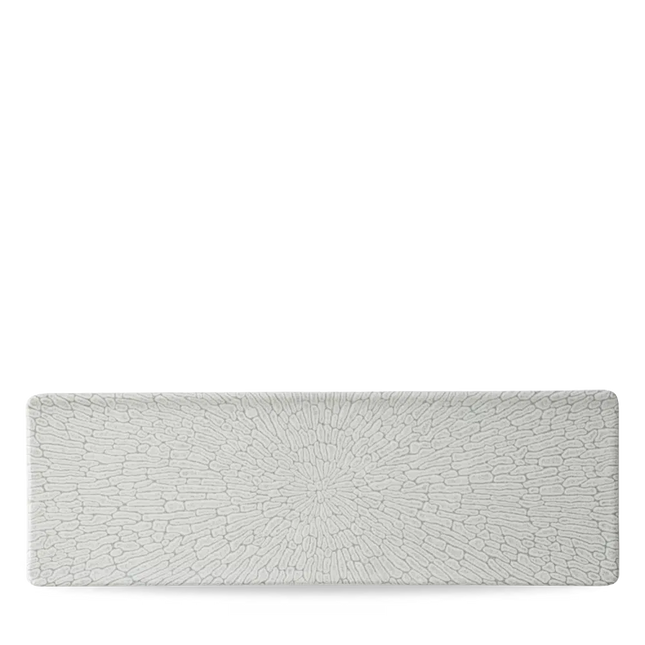Churchill Delta Grey proeftray 32,3 x 10,5 cm – grijs stoneware serveerplateau voor fine dining