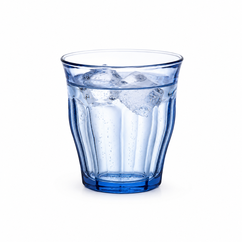 Duralex Picardie Marine tumbler 25 cl – blauw gehard waterglas voor de horeca