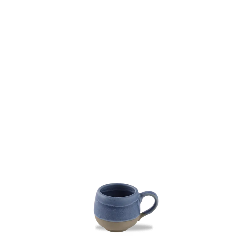 Churchill Emerge Oslo Blue espressokopje 80 ml – blauw kopje voor horeca