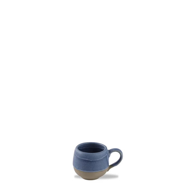 Churchill Emerge Oslo Blue espressokopje 80 ml – blauw kopje voor horeca
