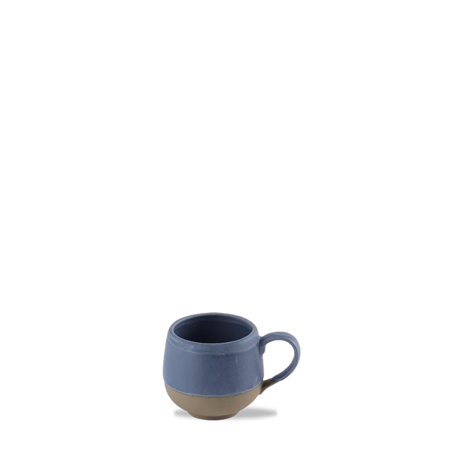 Churchill Emerge Oslo Blue kop 280 ml – grote blauwe kop met oor voor horeca