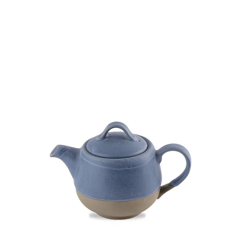 Churchill Emerge Oslo Blue theepot 426 ml – blauwe theepot voor restaurants en hotels
