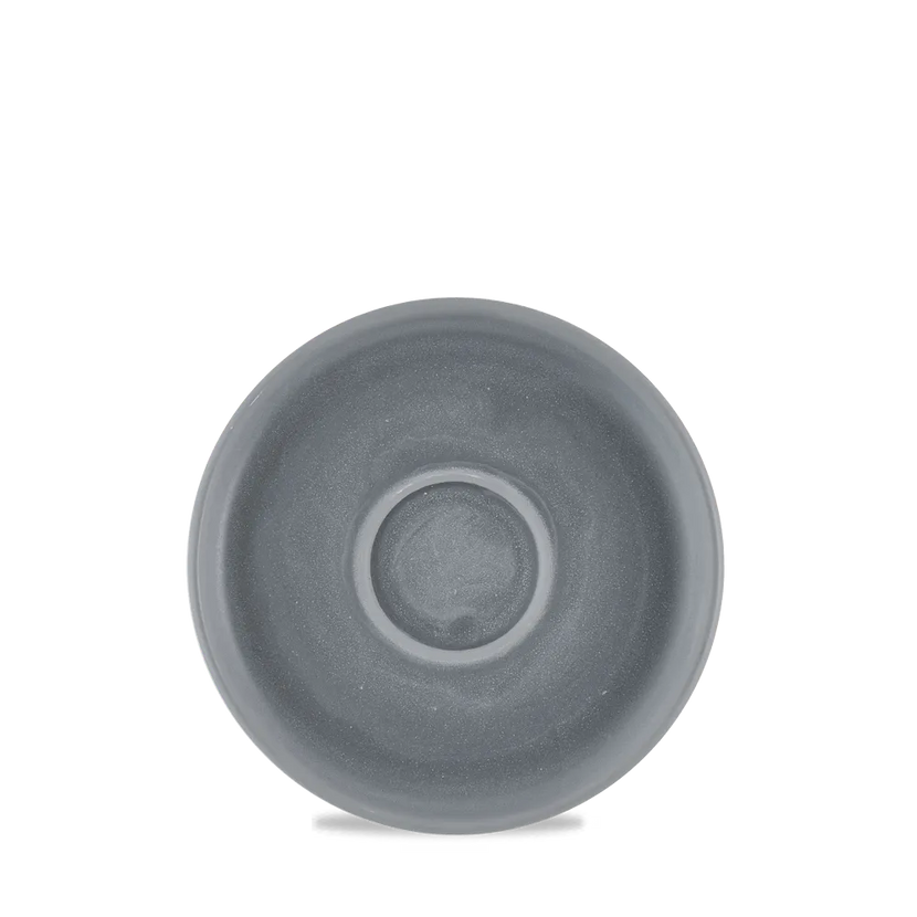 Churchill Emerge Seattle Grey schotel Ø 16 cm – grijze schotel voor kop en schotel in restaurants
