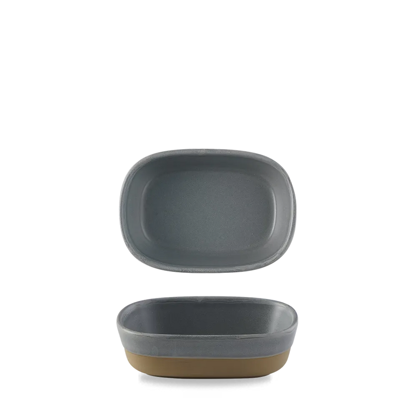 Churchill Emerge Seattle Grey schaal 17,3 x 11,9 cm – grijze keramische schaal voor de horeca