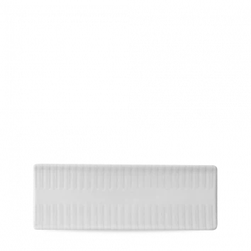 Churchill Era Grey langwerpig bord 25 x 9 cm – grijs stoneware serveerbord voor fine dining