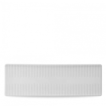 Churchill Era Grey langwerpig bord 33 x 11 cm – grijs stoneware serveerbord voor fine dining