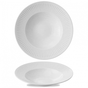 Churchill Era Grey kom met brede rand Ø 27,69 cm – grijs stoneware kom voor buffetten en fine dining