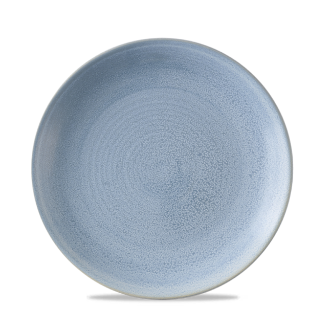 Dudson Evo Azure coupebord 22,9 cm – azuurblauw porseleinen coupebord voor fine dining
