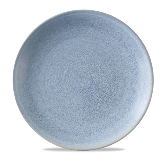 Dudson Evo Azure coupebord 27,3 cm – azuurblauw porseleinen serveerbord voor restaurants