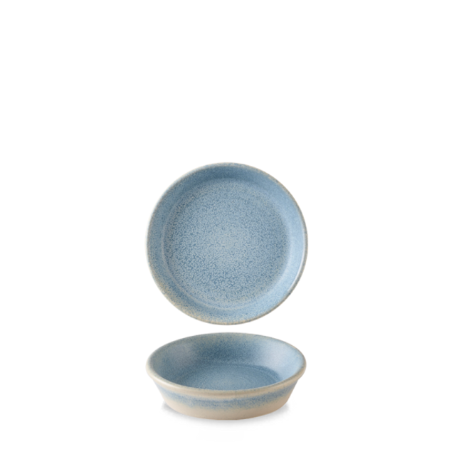 Dudson Evo Azure olijf-/tapasschaaltje 11,8 cm – azuurblauw porselein voor de horeca