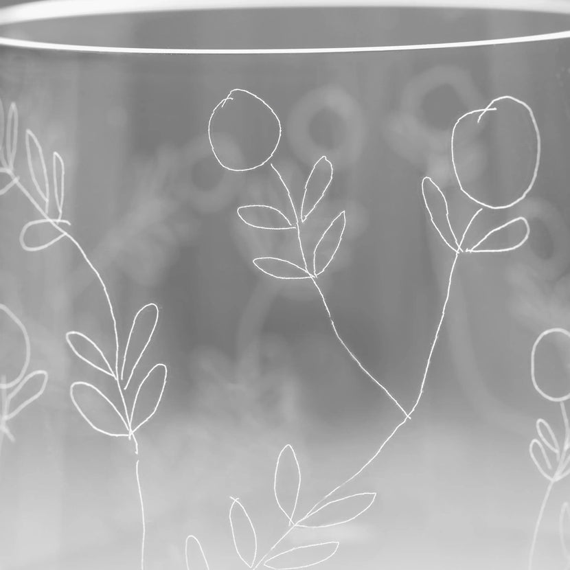 Serax Midnight Flowers witwijnglas Mirtillo Tea – kleurrijk design wijnglas van Marni