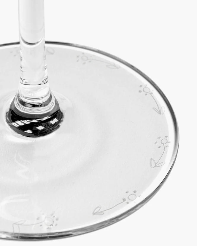 Serax Marni Anemone Vaniglia wijnglas – kleurrijk design glas voor rode wijn