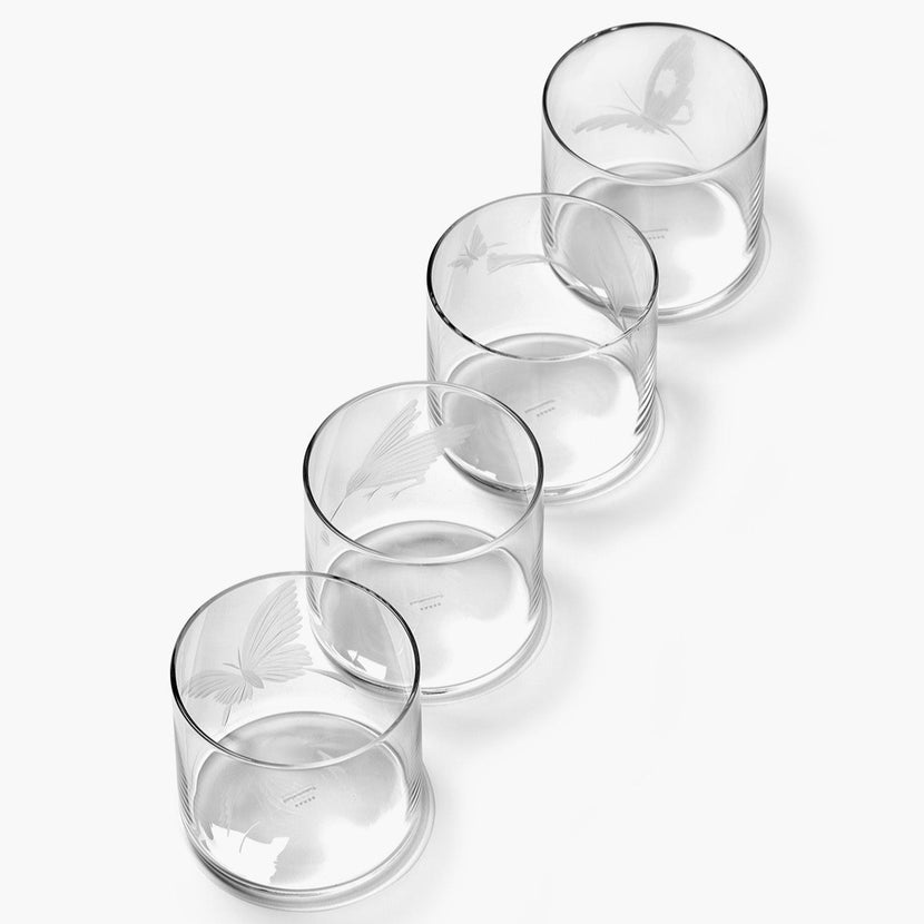 Serax Tomorrowland tumbler met gravure – uniek design glas voor water en cocktails