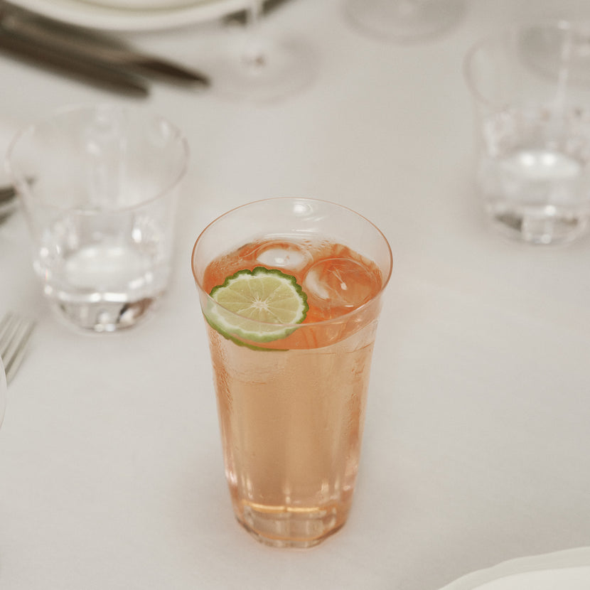 Serax Silhouette longdrinkglas – detailfoto van het slanke glaswerk voor restaurants