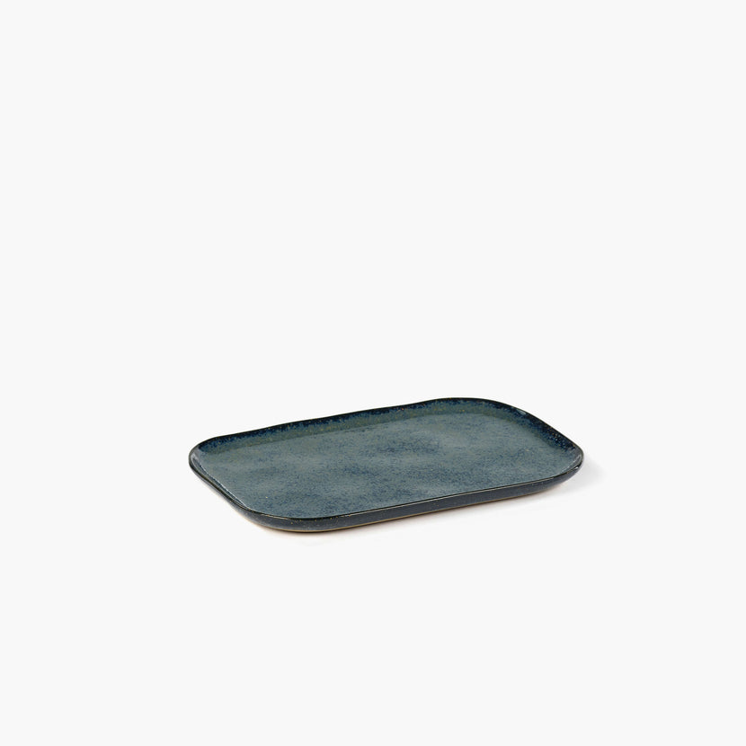 Plate Rectangular N°2 L Bleu/Grey 8/box – Serax