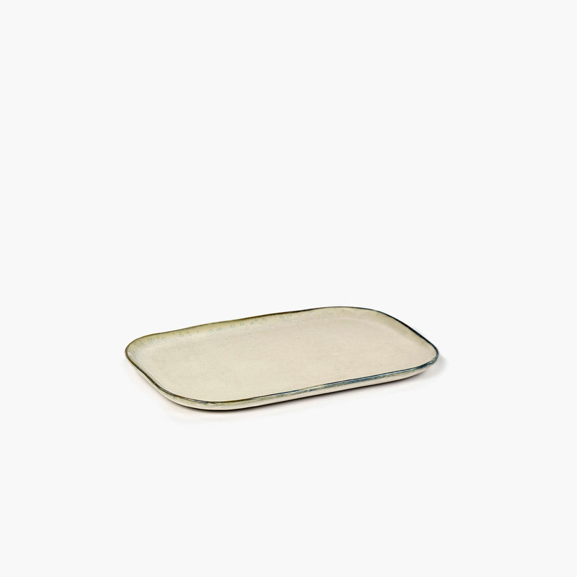 Plate Rectangular N°2 L Off White 8/box – Serax