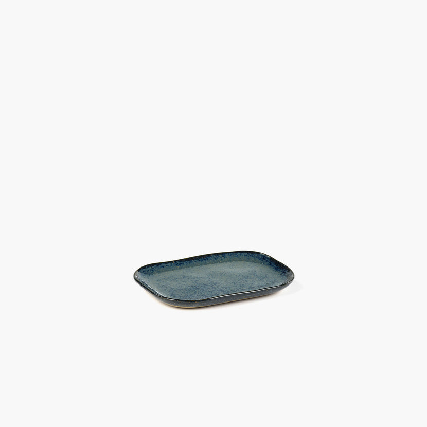 Plate Rectangular N°3 M Bleu/Grey 8/box – Serax