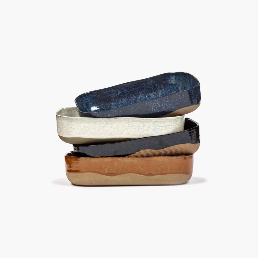 Serax Ottolenghi extra diep bord N°5 L donkerblauw – design pastabord voor restaurants