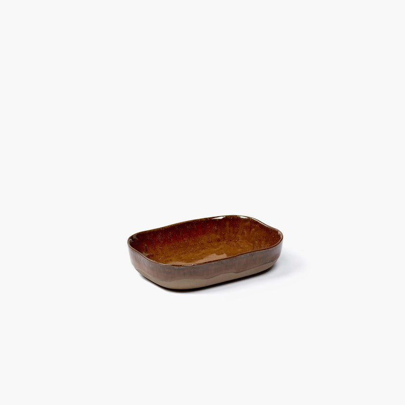 Deep Plate N°7 M Ocre/Brown 8/box – Serax