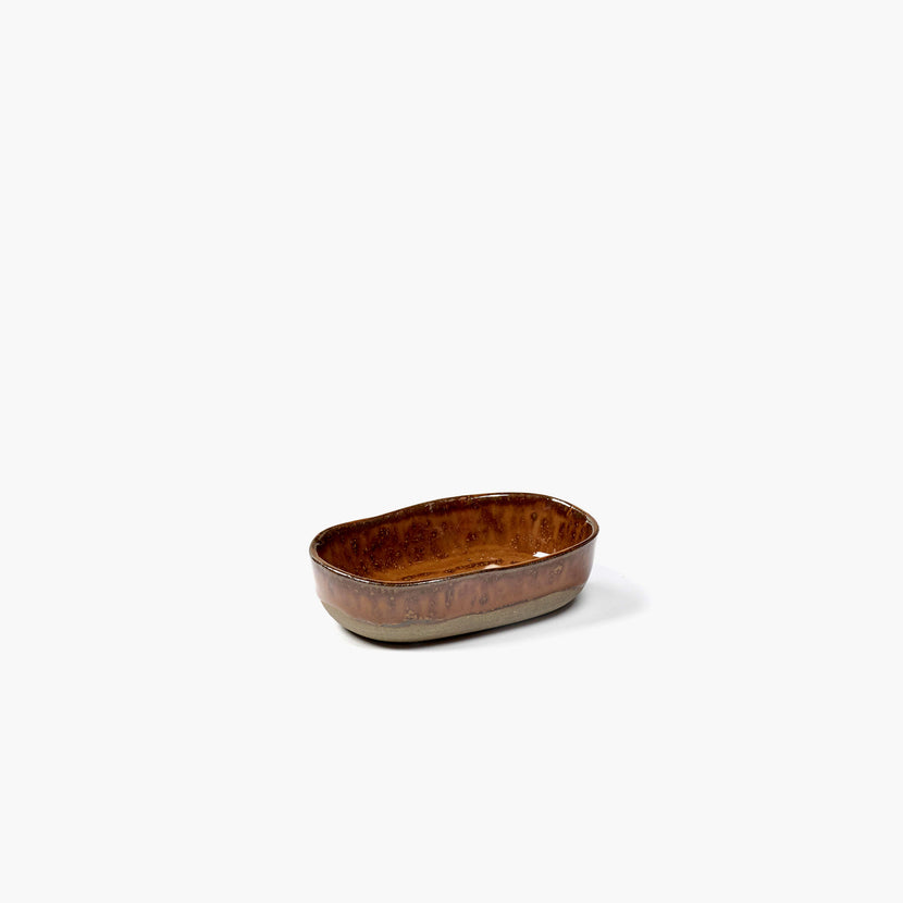 Deep Plate N°8 S Ocre/Brown 8/box – Serax