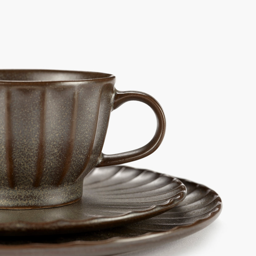 Serax Inku cappuccinokop groen 10 cm – groen kopje voor cappuccino in café en horeca