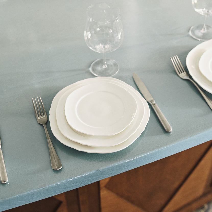 Serax Silhouette bord S wit – wit porselein voor fine dining