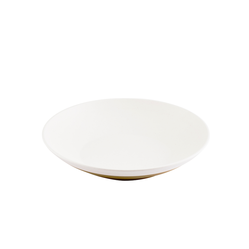 Churchill Emerge Helsinki White ondiepe kom 36 cm – wit porseleinen serveerschaal voor salade