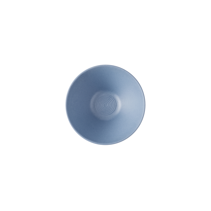 Churchill Emerge Oslo-blauw melamine kom met golfrand 20 cm – kleine breukvaste kom voor bijgerechten