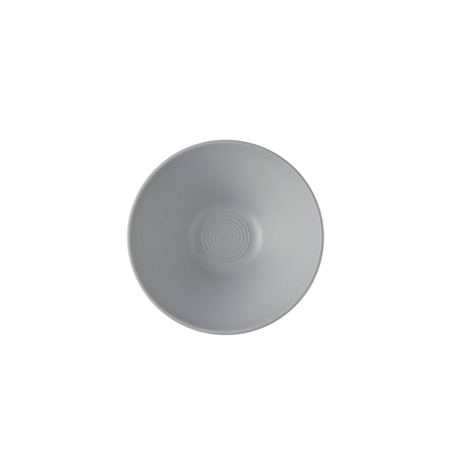 Churchill Emerge Seattle-grijs melamine kom met golfrand 22,7 cm – breukvaste kom voor salade
