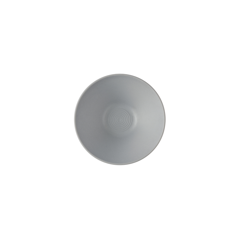 Churchill Emerge Seattle-grijs melamine kom met golfrand 20 cm – kleine breukvaste kom voor bijgerechten