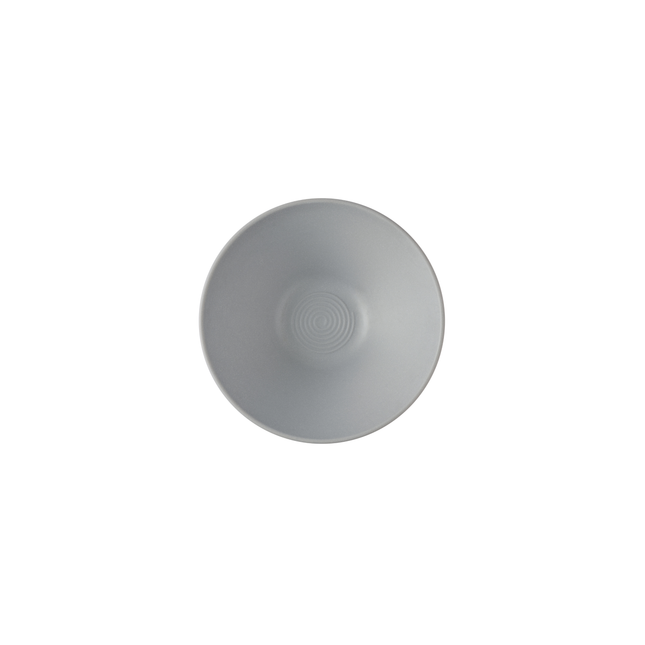 Churchill Emerge Seattle-grijs melamine kom met golfrand 20 cm – kleine breukvaste kom voor bijgerechten