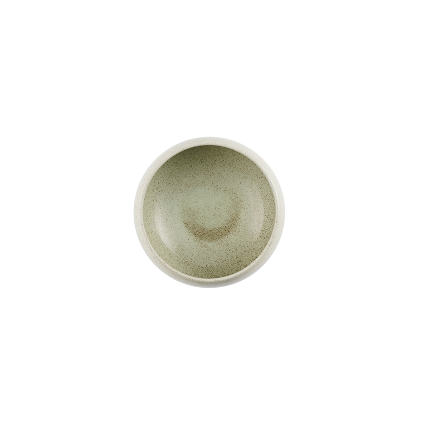 Churchill Emerge Stonecast Speckled Green diepe kom 15,8 cm – gespikkeld groen porseleinen kom voor de horeca