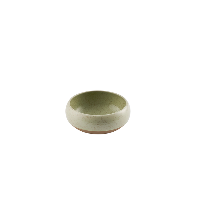 Churchill Emerge Stonecast Speckled Green diepe kom 15,8 cm – gespikkeld groen porseleinen kom voor soep