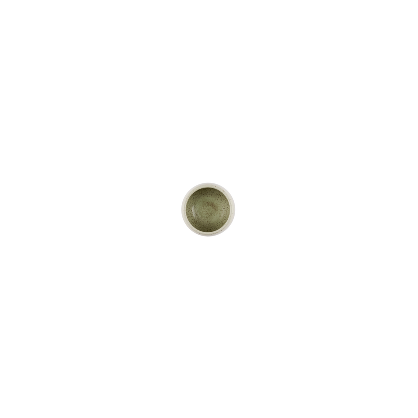 Churchill Emerge Stonecast Speckled Green dipschaaltje 6 cm – gespikkeld groen dipkommetje voor sauzen