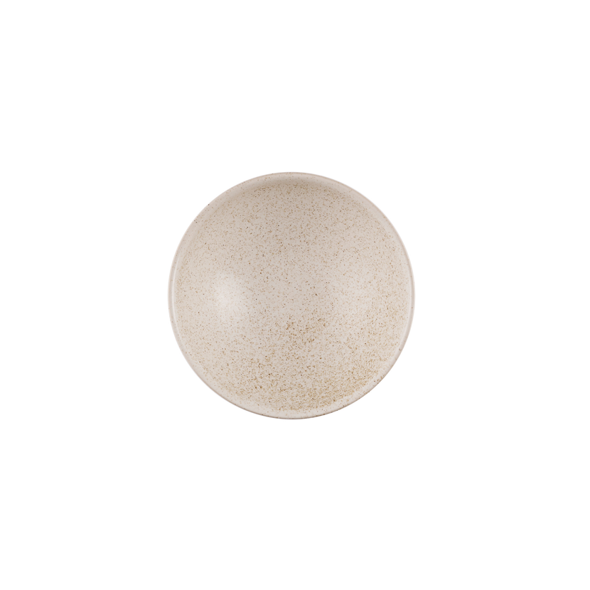 Churchill Emerge Stonecast Speckled White ramenkom 20 cm – gespikkeld porseleinen kom voor hoofdgerechten