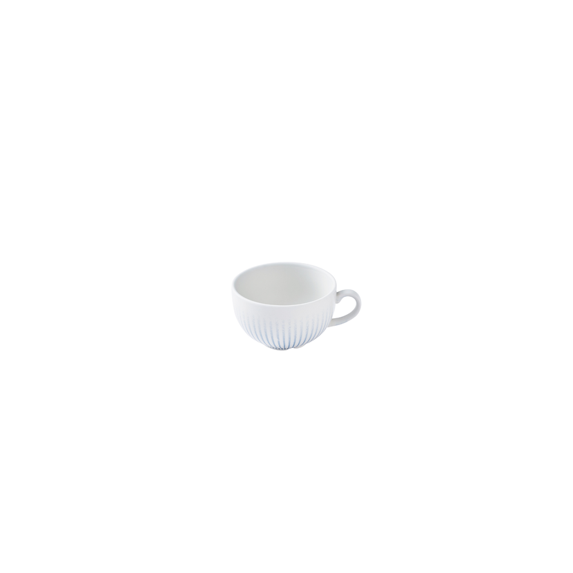 Churchill Era Blue cappuccinokop 340 ml – blauw porseleinen koffiekop voor de horeca