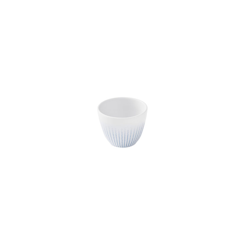 Churchill Era Blue Contour chipmok 10 cm – blauw porseleinen mok voor de horeca