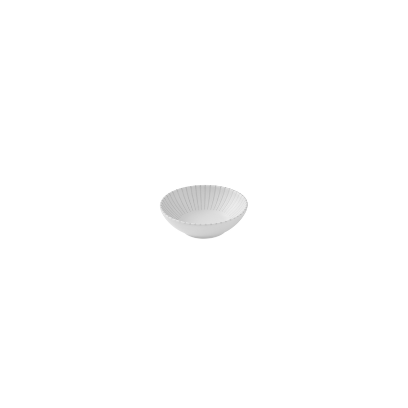 Churchill Era Grey Contour ondiepe kom 13 cm – grijs porseleinen kom voor bijgerechten