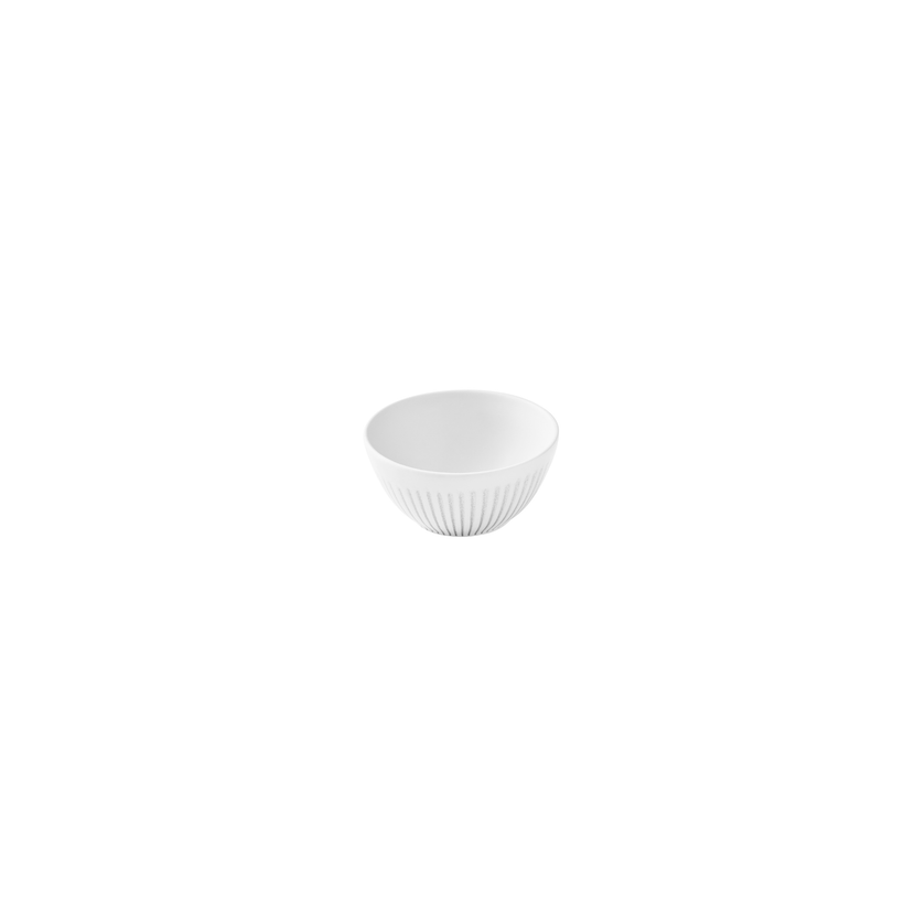 Churchill Era Grey Contour snackkom 13 cm – grijs porseleinen kom voor tapas