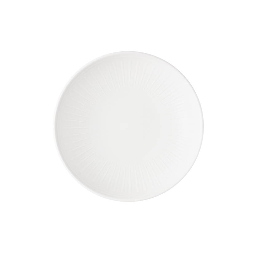 Churchill Era White coupekom 24,8 cm – wit porseleinen kom voor salade en soep