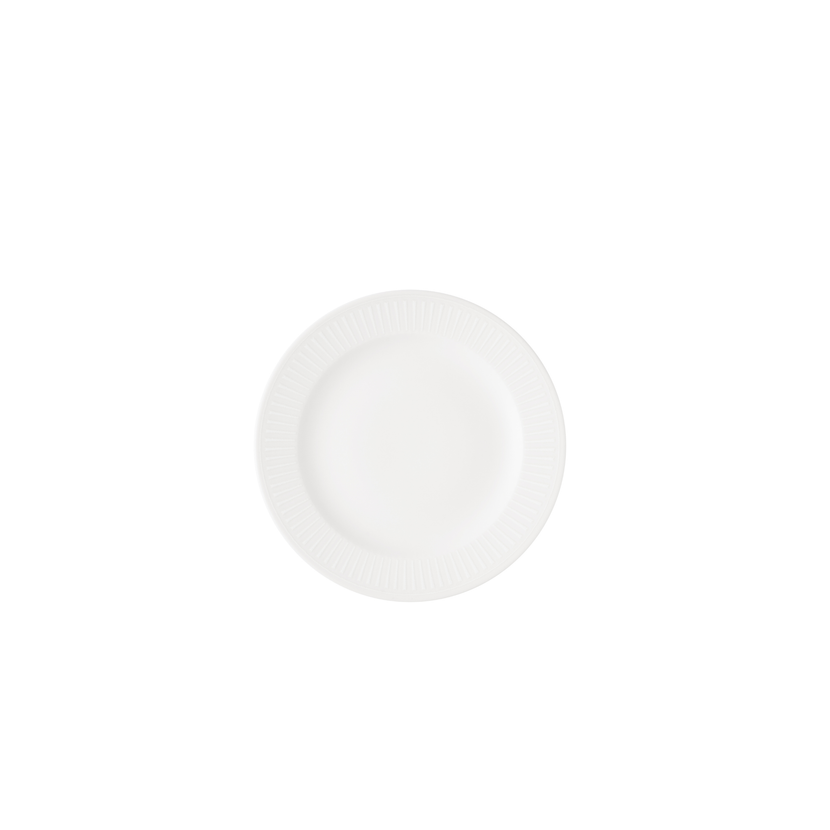 Churchill Era White bord met profiel 21 cm – wit porseleinen bord voor cafes en bars