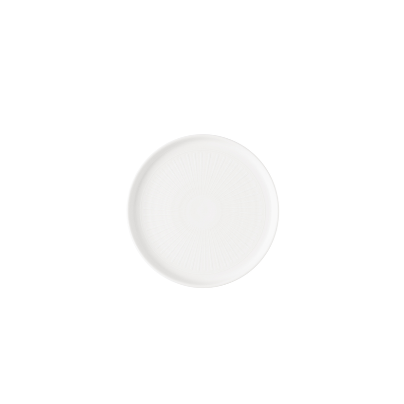 Churchill Era White bord met rand 21 cm – wit porseleinen bord voor cafes en bars