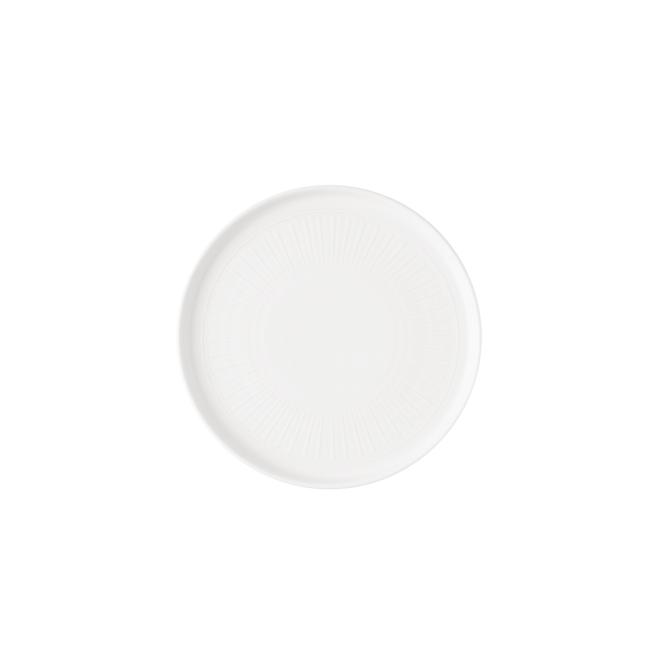 Churchill Era White bord met rand 26 cm – wit porseleinen bord voor voorgerechten en tapas