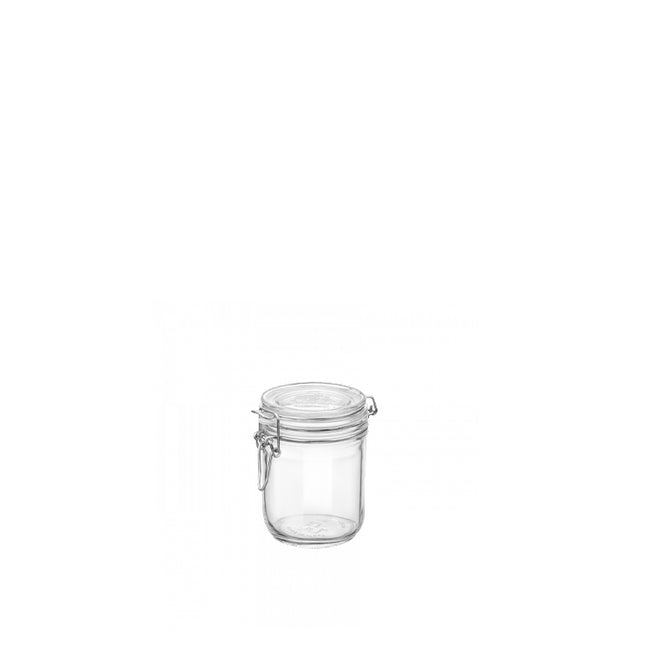 Rocco Bormioli Fido Terrina bewaarpot 200 ml – kleine glazen weckpot met beugelsluiting