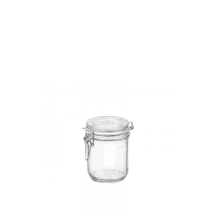 Rocco Bormioli Fido Terrina bewaarpot 500 ml – glazen weckpot met beugelsluiting