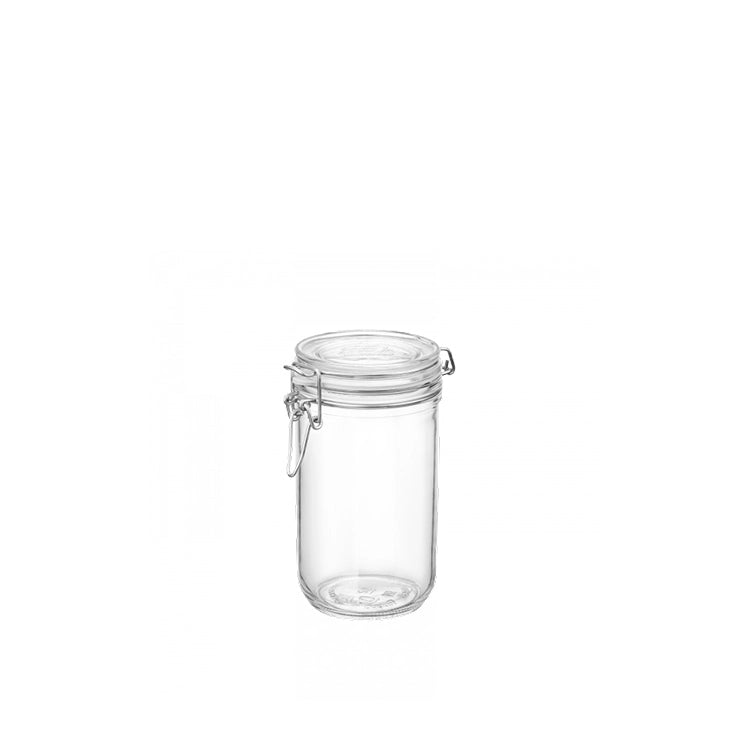 Rocco Bormioli Fido Terrina bewaarpot 750 ml – glazen weckpot met beugelsluiting