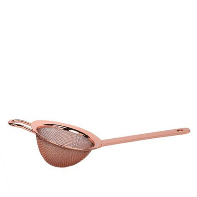APS fijne zeef koperkleurig dubbel gaas - fine strainer voor de cocktailbar